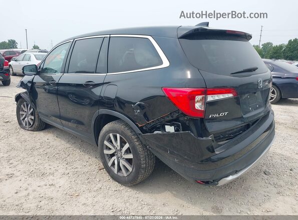 5FNYF6H55KB100006 2019 HONDA PILOT Black Rear left