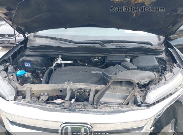 5FNYF6H55KB100006 2019 HONDA PILOT Black Rear view