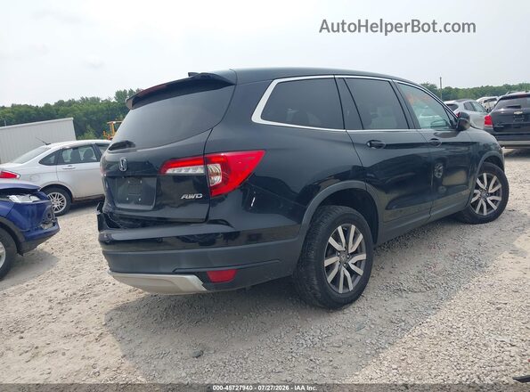 5FNYF6H55KB100006 2019 HONDA PILOT Black Rear right