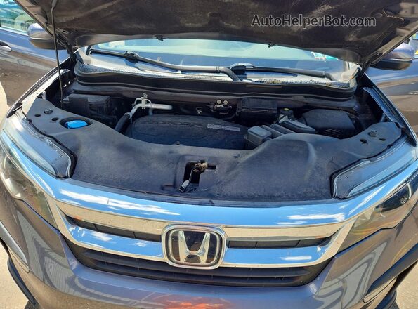 5FNYF6H55LB059751 2020 HONDA PILOT Gray ძრავის განყოფილების ხედი