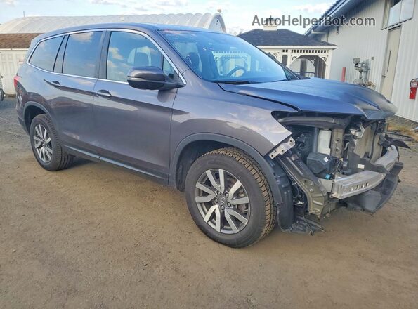 5FNYF6H55MB030929 2021 HONDA PILOT Gray Передня права чверть