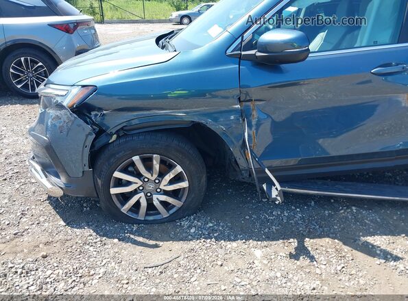 5FNYF6H55MB089480 2021 HONDA PILOT Blue Widok z przodu