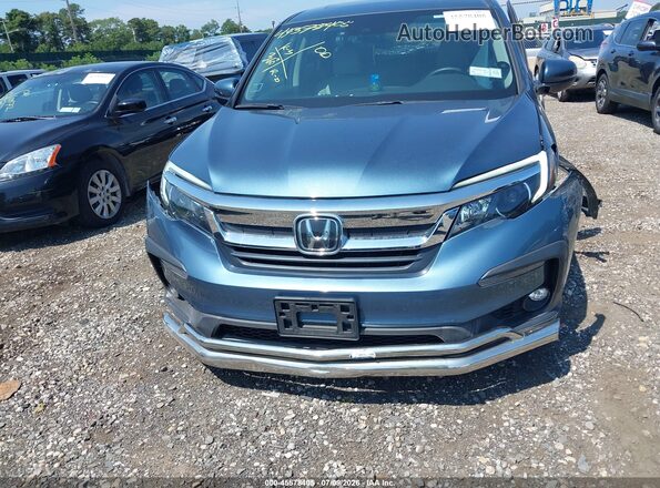 5FNYF6H55MB089480 2021 HONDA PILOT Blue Widok zestawu wskaźników