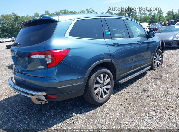 5FNYF6H55MB089480 2021 HONDA PILOT Blue Tył prawy