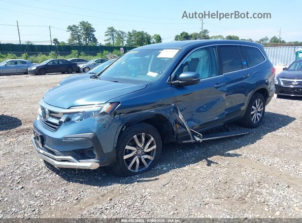 5FNYF6H55MB089480 2021 HONDA PILOT Blue Przód lewy