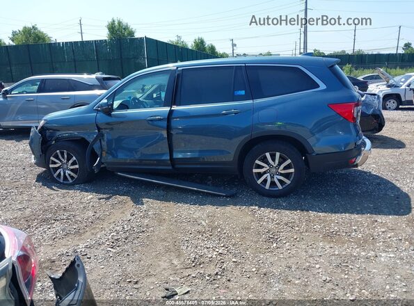 5FNYF6H55MB089480 2021 HONDA PILOT Blue Widok wnętrza 360 stopni
