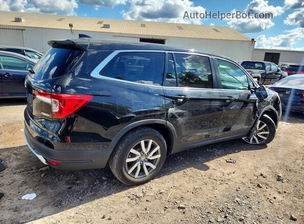 5FNYF6H55NB083888 2022 HONDA PILOT Black უკანა მარჯვენა