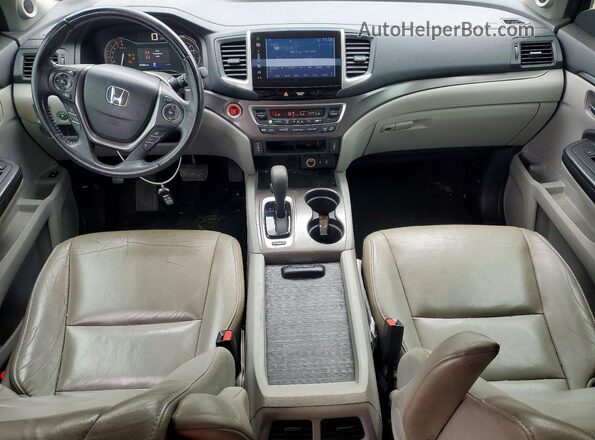 5FNYF6H56GB084440 2016 HONDA PILOT Black Vista del salpicadero