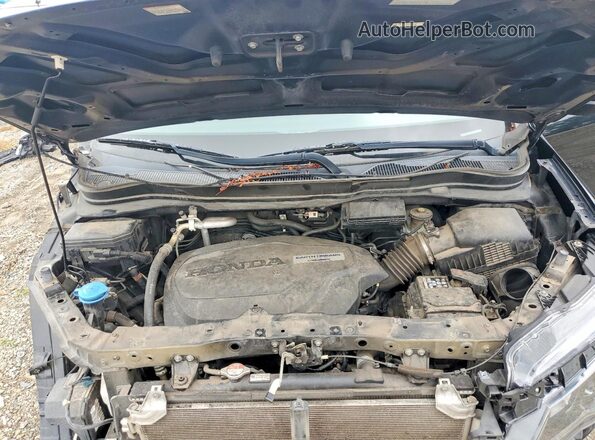 5FNYF6H56GB084440 2016 HONDA PILOT Black Vista del compartimento del motor