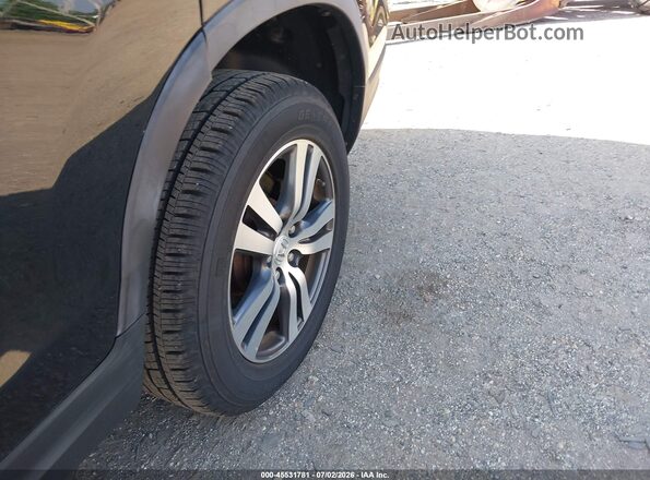 5FNYF6H56GB091579 2016 HONDA PILOT Black Вид щитка приладів