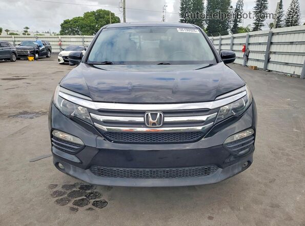 5FNYF6H56HB009366 2017 HONDA PILOT Black Դիմացի տեսք