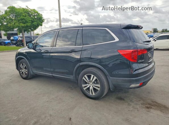 5FNYF6H56HB009366 2017 HONDA PILOT Black Հետևի ձախ