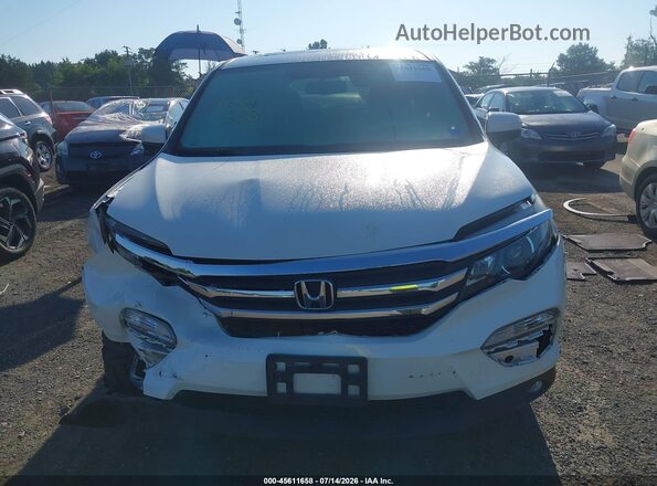 5FNYF6H56HB044974 2017 HONDA PILOT White Սարքավորումների վահանակի տեսք