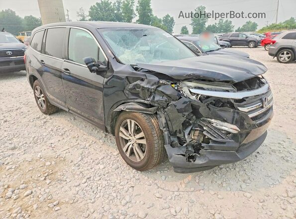 5FNYF6H56JB038792 2018 HONDA PILOT Black Delantero derecho