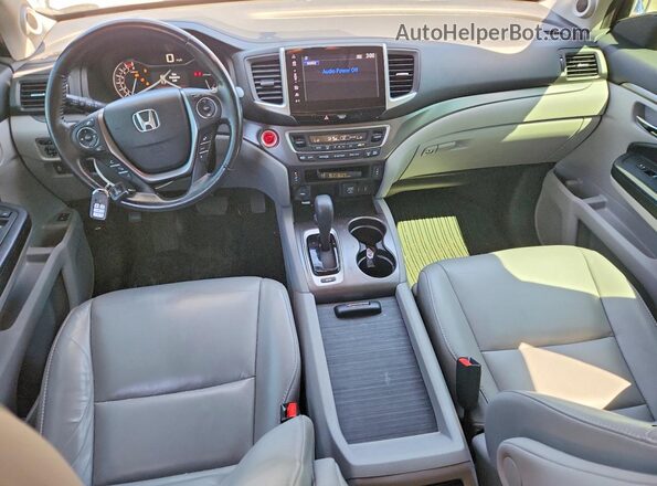 5FNYF6H56JB053065 2018 HONDA PILOT Gray Առջևի վահանակի տեսք