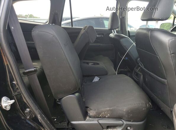 5FNYF6H56KB000674 2019 HONDA PILOT Black Вид задніх сидінь