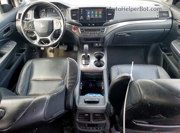 5FNYF6H56KB000674 2019 HONDA PILOT Black Вид панелі приладів