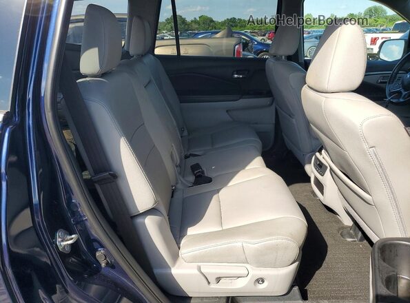5FNYF6H56KB038633 2019 HONDA PILOT Blue Vista interior trasera