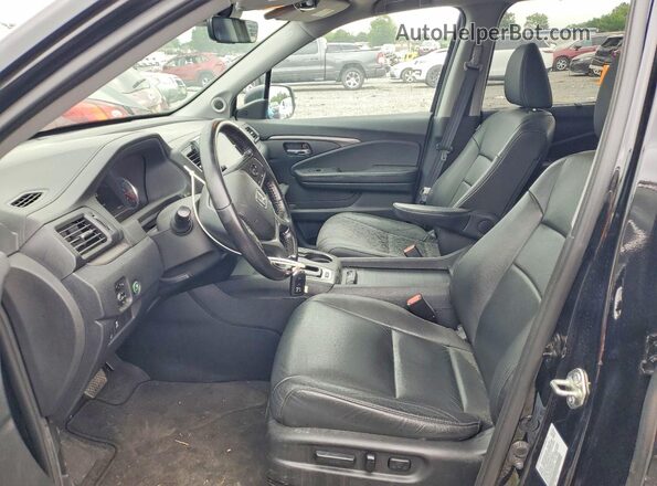 5FNYF6H56LB046474 2020 HONDA PILOT Black Front interior view