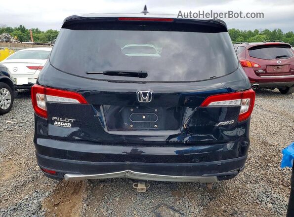 5FNYF6H56LB046474 2020 HONDA PILOT Black Rear view
