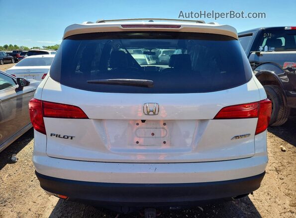 5FNYF6H57HB072444 2017 HONDA PILOT White უკანა ხედი