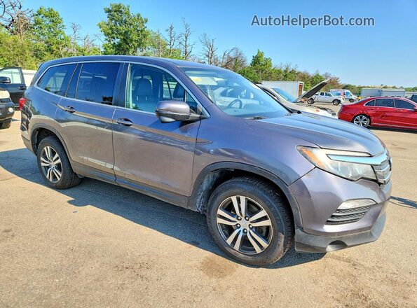 5FNYF6H57JB017935 2018 HONDA PILOT Gray Առջևի աջ