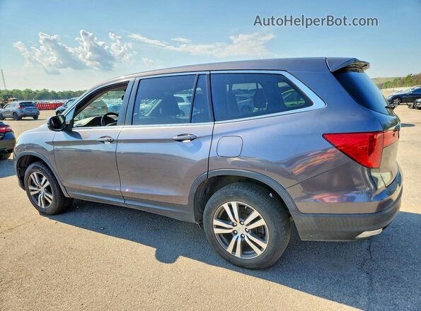 5FNYF6H57JB017935 2018 HONDA PILOT Gray Հետևի ձախ