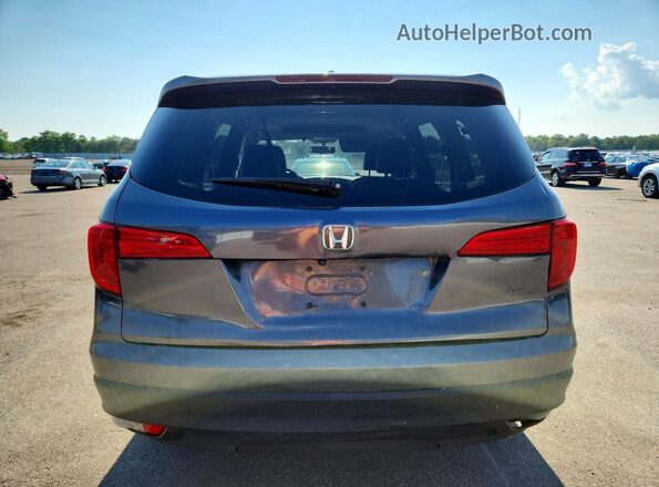 5FNYF6H57JB017935 2018 HONDA PILOT Gray Հետևի տեսք