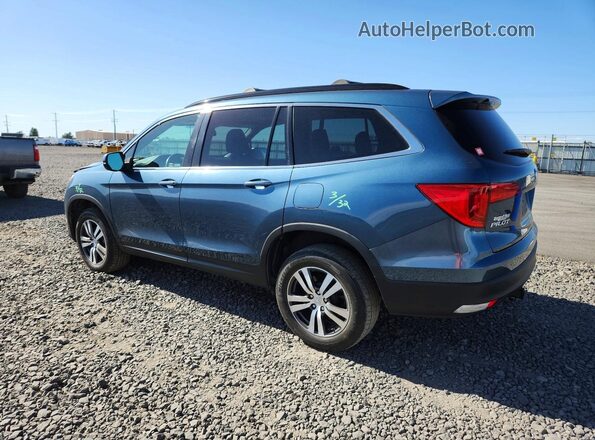 5FNYF6H57JB025291 2018 HONDA PILOT Blue უკანა მარცხენა