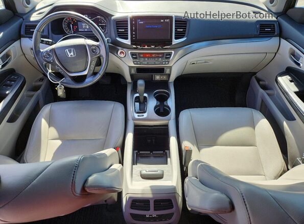5FNYF6H57JB025291 2018 HONDA PILOT Blue წინა პანელის ხედი
