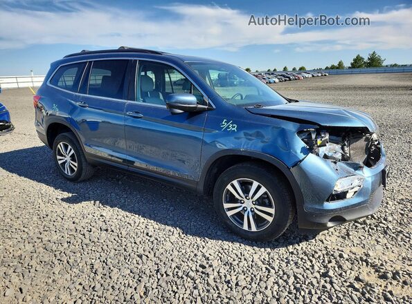 5FNYF6H57JB025291 2018 HONDA PILOT Blue წინა მარჯვენა