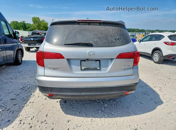 5FNYF6H57JB027297 2018 HONDA PILOT Серебряный Вид сзади