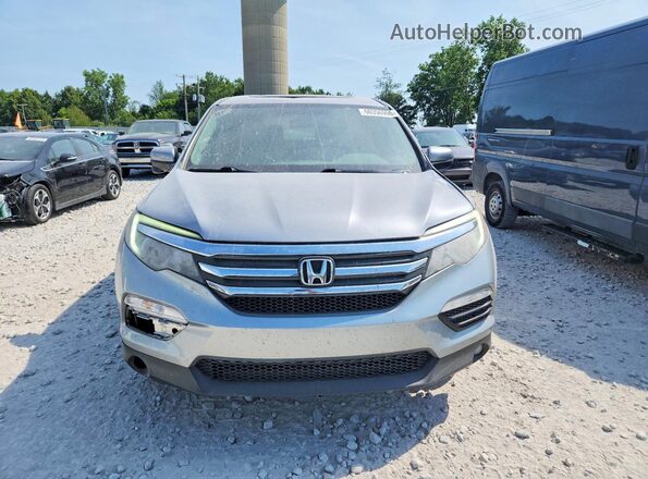 5FNYF6H57JB027297 2018 HONDA PILOT Серебряный Вид спереди