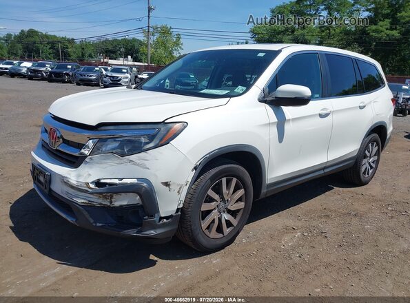 5FNYF6H57KB022117 2019 HONDA PILOT White Вид спереду