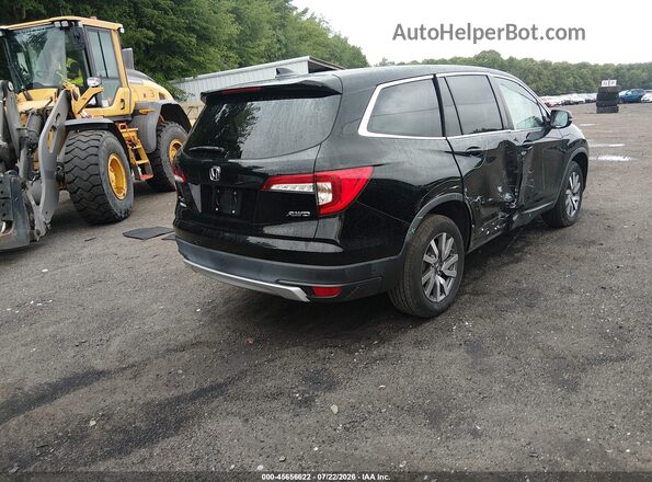 5FNYF6H57KB041718 2019 HONDA PILOT Black Задня права чверть