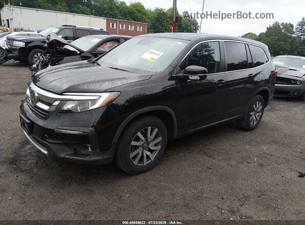 5FNYF6H57KB041718 2019 HONDA PILOT Black Передня ліва чверть