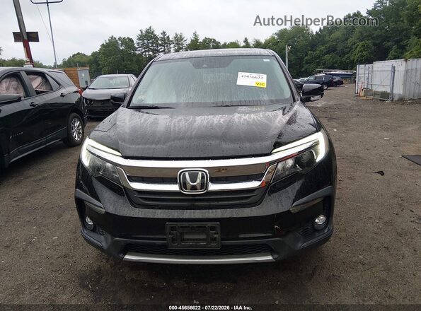 5FNYF6H57KB041718 2019 HONDA PILOT Black Вид щитка приладів