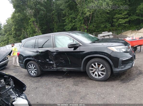 5FNYF6H57KB041718 2019 HONDA PILOT Black Вид задньої частини салону
