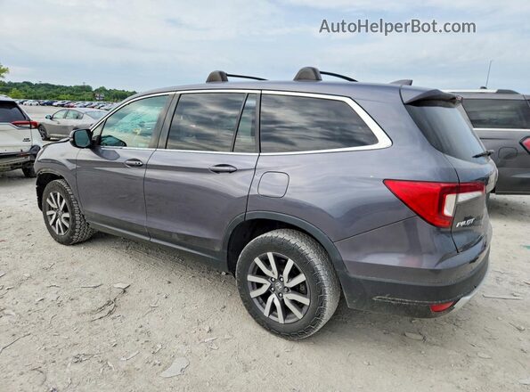 5FNYF6H57KB070264 2019 HONDA PILOT Gray Задня ліва чверть