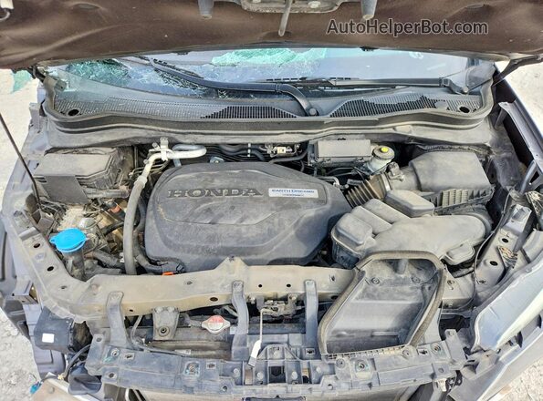 5FNYF6H57KB070264 2019 HONDA PILOT Gray Вид підкапотного простору