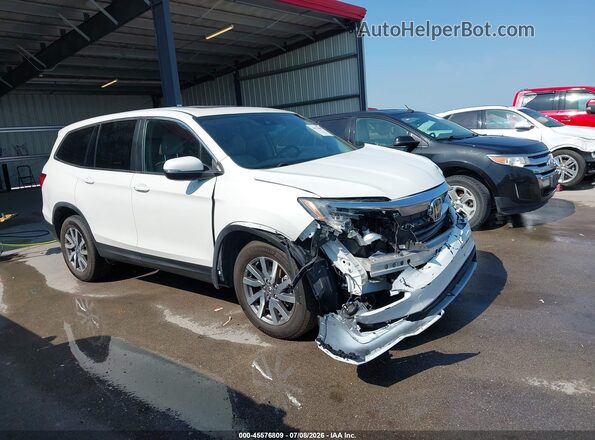 5FNYF6H57LB016111 2020 HONDA PILOT White უკანა სალონის ხედი