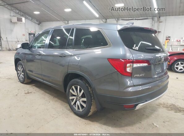 5FNYF6H57MB004123 2021 HONDA PILOT Gray Trasero izquierdo