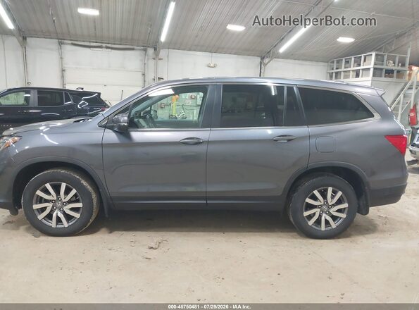 5FNYF6H57MB004123 2021 HONDA PILOT Gray Vista interior de 360 grados