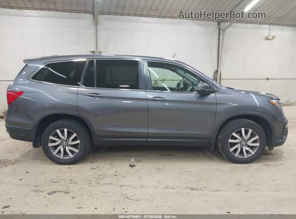5FNYF6H57MB004123 2021 HONDA PILOT Gray Vista interior trasera