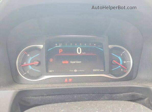 5FNYF6H57MB090498 2021 HONDA PILOT White Instrument cluster view