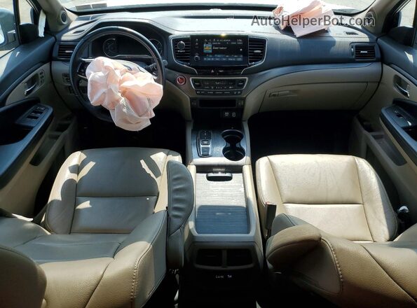 5FNYF6H57MB090498 2021 HONDA PILOT White Dashboard view