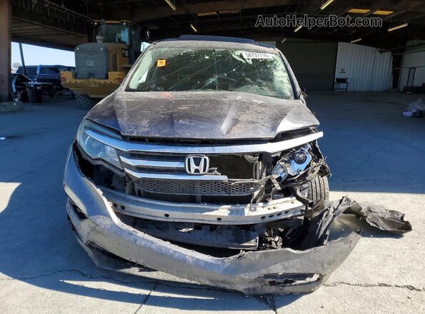 5FNYF6H58HB005058 2017 HONDA PILOT Gray Front view