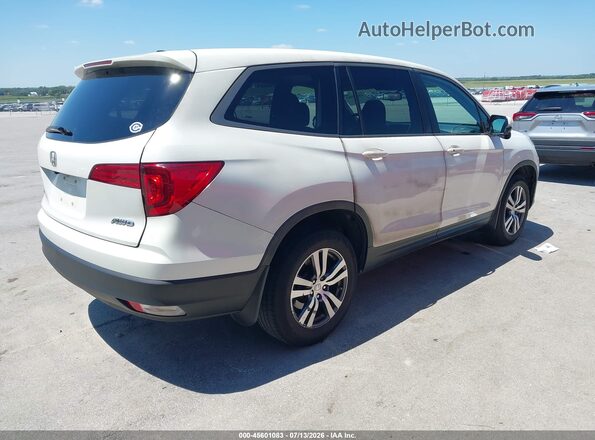 5FNYF6H58HB086174 2017 HONDA PILOT White Հետևի աջ