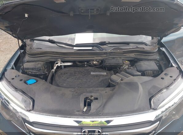 5FNYF6H58JB030399 2018 HONDA PILOT Синий Вид сзади