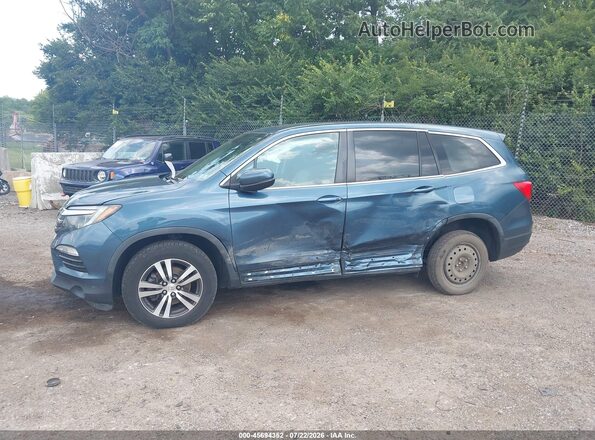 5FNYF6H58JB030399 2018 HONDA PILOT Синий Вид спереди